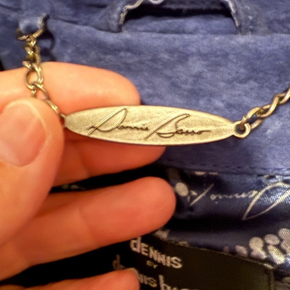 NWT Dennis by Dennis Basso Royal Blue Washable Leather Zip Up Jacket Womens Sz M - Picture 5 of 9